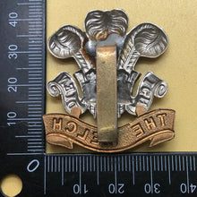 Load image into Gallery viewer, Original WW2 British Army Royal Welch Regiment Cap Badge - The Militaria Shop