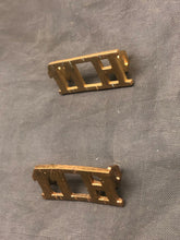 Load image into Gallery viewer, Original WW1 British Army 11th Hussars Brass Shoulder Title Pair - The Militaria Shop