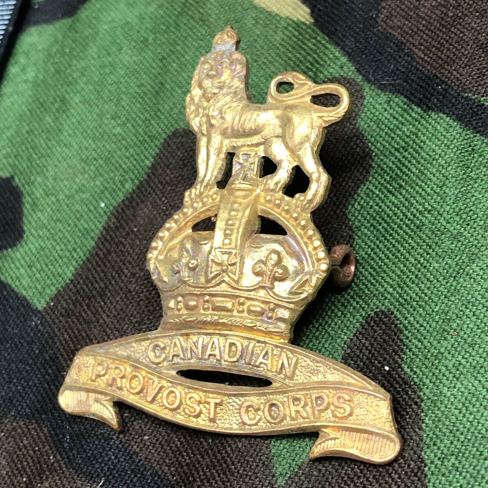 Original Canadian Army Provost Corps Cap Badge - The Militaria Shop