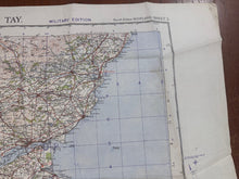 Load image into Gallery viewer, Original WW2 British Army RAF Navy Base Map of Scotland - The Forth, Clyde & Tay - The Militaria Shop
