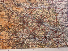 Load image into Gallery viewer, Original WW2 British Army RAF Navy Base Map of England - North Central - The Militaria Shop