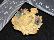 Load image into Gallery viewer, Original WW1 British Army 18th Royal Hussars Cap Badge - The Militaria Shop