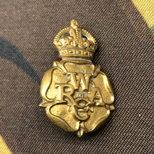Load image into Gallery viewer, Original British Army Collar Badge - Women's Royal Army Corps - The Militaria Shop