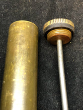 Load image into Gallery viewer, Original WW1 British Army SMLE Enfield Brass Oil Bottle - J.J.B Maker Marked - The Militaria Shop