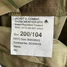 Load image into Gallery viewer, Genuine British Army MTP Combat Jacket 2 Warm Weather NEW - Size 200/104 - The Militaria Shop