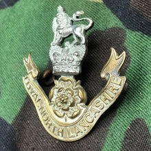 Load image into Gallery viewer, Original Victorian Crown British Army Loyal North Lancashire Cap Badge - The Militaria Shop