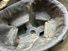 Load image into Gallery viewer, Original WW2 Canadian / British Army Mk3 High Rivet Turtle Helmet & Liner - The Militaria Shop
