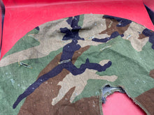 Load image into Gallery viewer, Original US Army M1 Camo Helmet Cover - Vietnam Found - Combat Worn - The Militaria Shop