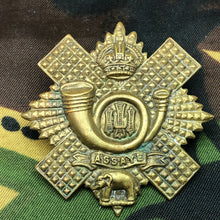 Load image into Gallery viewer, Original WW1 British Cap Badge - Highland Light Infantry - The Militaria Shop