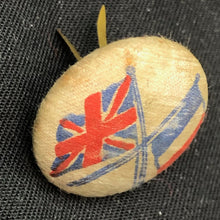 Load image into Gallery viewer, Original WW1 British / French Flag Peace Button - The Militaria Shop