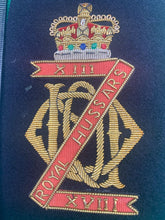 Load image into Gallery viewer, British Army Bullion Embroidered Blazer Badge -13th 18th The Kings Royal Hussars - The Militaria Shop