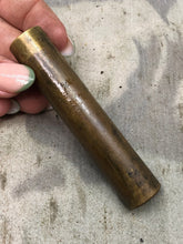 Load image into Gallery viewer, Original WW1 British Army SMLE Enfield Brass Oil Bottle - EFD Marked - The Militaria Shop