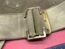 Load image into Gallery viewer, Original WW1 British Army 1908 Pattern Canvas Waist Belt - 32" Waist - The Militaria Shop
