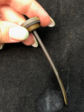 Load image into Gallery viewer, Original WW1 British Army SMLE Enfield Brass Oil Bottle - J.J.B Maker Marked - The Militaria Shop