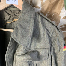 Load image into Gallery viewer, West German Field Jacket Green Wool Shirt Military Uniform Germany - 35" Chest - The Militaria Shop