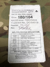 Load image into Gallery viewer, Genuine British Army MTP Camouflaged Windproof Smock - Size 180/104 - The Militaria Shop