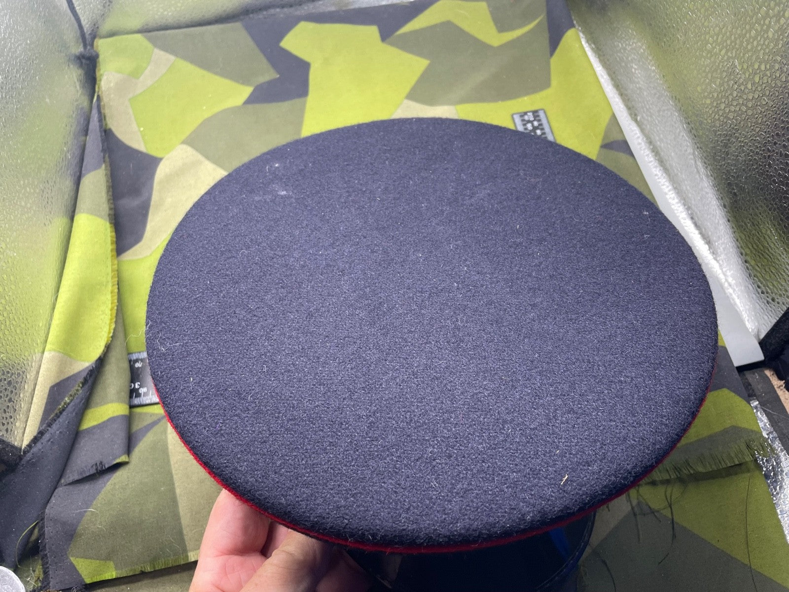 Genuine British Army Adjutant General's Corps Peaked Dress Cap - Size 56cm - The Militaria Shop