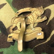 Load image into Gallery viewer, Original WW2 British Army Cap Badge - Leicestershire Regiment - The Militaria Shop