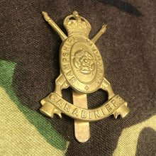 Load image into Gallery viewer, Original WW2 British Army Cap Badge - Hampshire Yeomanry Carabinier - The Militaria Shop