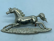 Load image into Gallery viewer, Original British Army WW1 / WW2 3rd King's Own Hussars Cap / Sleeve Badge - The Militaria Shop