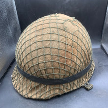 Charger l'image dans la galerie, Genuine Dutch Army M53 Euroclone of WW2 US M1 Camouflaged Helmet & Liner Set - The Militaria Shop