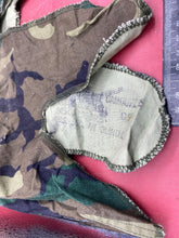Load image into Gallery viewer, Original US Army M1 Camo Helmet Cover - Vietnam Found - Combat Worn - The Militaria Shop