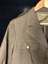 Load image into Gallery viewer, Original WW2 US Army Class A Dress Jacket 1940 - Private Ryan Prop - 38" Long - The Militaria Shop