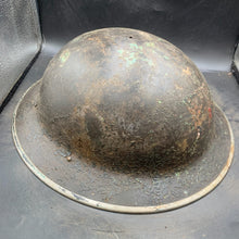 Lade das Bild in den Galerie-Viewer, Original British Army WW2 Mk2 Combat Steel Helmet - The Militaria Shop