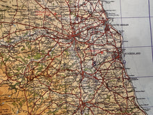 Load image into Gallery viewer, Original WW2 British Army RAF Navy Base Map of England - The Border of Scotland - The Militaria Shop