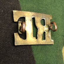 Load image into Gallery viewer, Genuine British Army WW1 Brass Shoulder Title - Royal Engineers - The Militaria Shop
