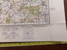 Load image into Gallery viewer, Original WW2 British Army GSGS OS Map of England - Bishop's Castle - The Militaria Shop