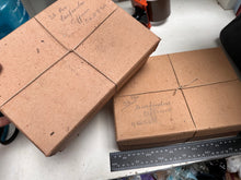 Load image into Gallery viewer, Original British Army WD Marked WW2 Pattern Sock Suspenders - Unissued from Box - The Militaria Shop