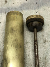 Load image into Gallery viewer, Original WW1 British Army SMLE Enfield Brass Oil Bottle - EFD Marked - The Militaria Shop