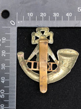Load image into Gallery viewer, Original WW2 British Army The King's Shropshire Light Infantry Cap Badge - The Militaria Shop