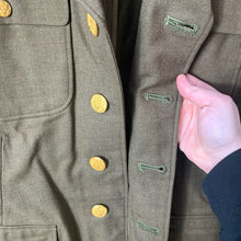 Lade das Bild in den Galerie-Viewer, Original WW2 US Army Class A Dress Jacket 1940 - Private Ryan Prop - 38" Large - The Militaria Shop
