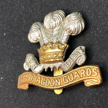 Charger l'image dans la galerie, Original WW2 British Army Cap Badge - 3rd Dragoon Guards - The Militaria Shop