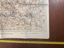 Load image into Gallery viewer, Original WW2 British Army GSGS OS Map of Great Britain - Leeds & Bradford - The Militaria Shop