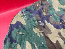 Load image into Gallery viewer, Original US Army M1 Camo Helmet Cover - Vietnam Found - Combat Worn - The Militaria Shop
