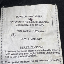 Load image into Gallery viewer, Original British Army Duke of Lancaster's Regimental Beret - Size 56cm - The Militaria Shop