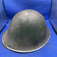 Load image into Gallery viewer, Original WW2 Mk3 Canadian / British Army Turtle Helmet High Rivet - The Militaria Shop