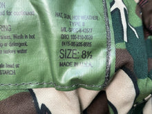 Load image into Gallery viewer, Genuine US Army Jungle Camouflage Boonie Sun Hat Hot Weather Type II -Size 8 1/2 - The Militaria Shop