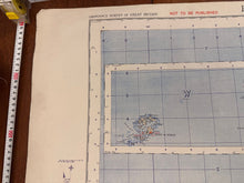 Load image into Gallery viewer, Original WW2 British Army RAF Navy Base Map of England - South West - Cornwall - The Militaria Shop