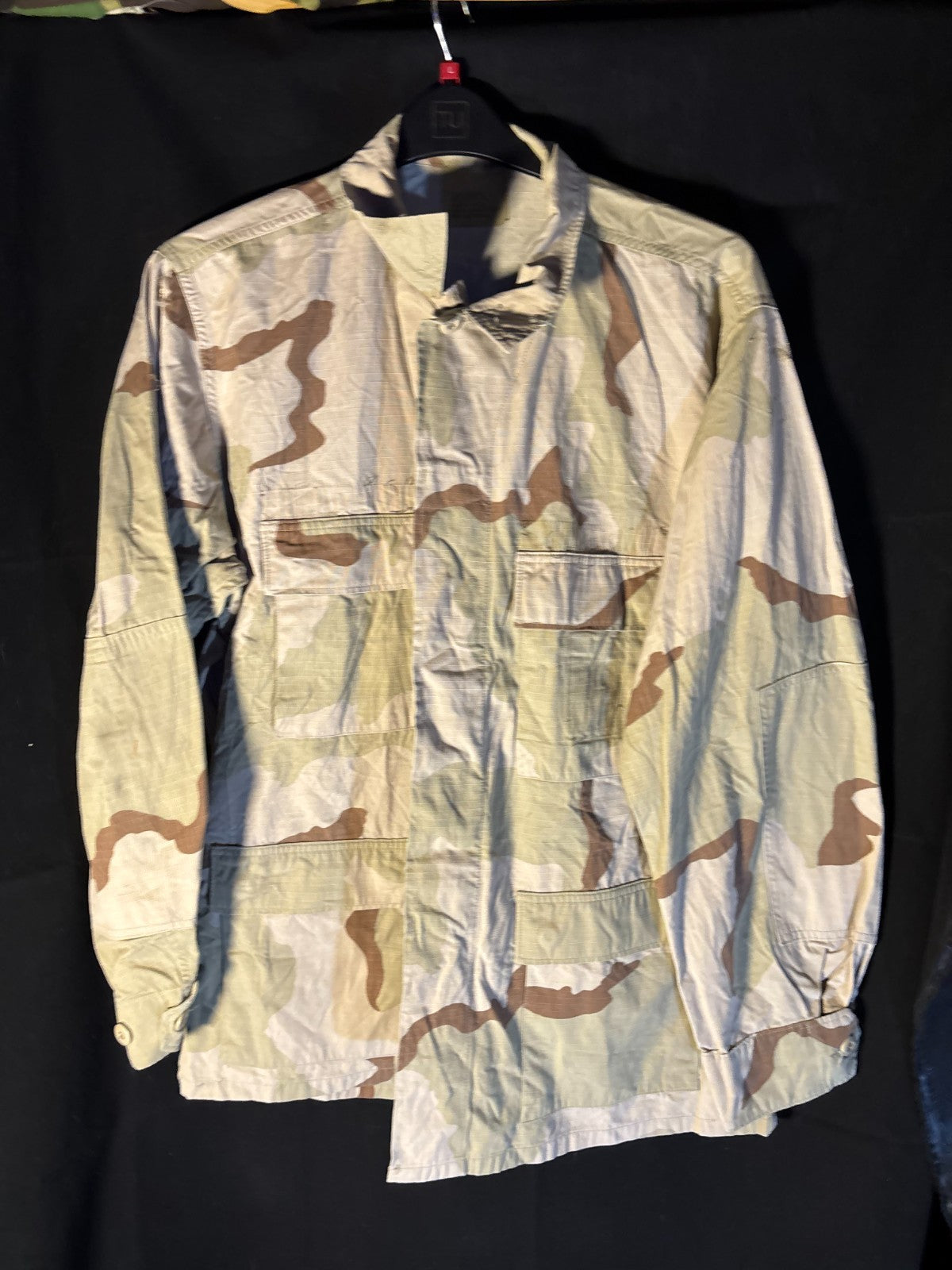 Gulf War US Army DCU Camouflaged Combat Field Coat/Jacket - Large/Regular - The Militaria Shop