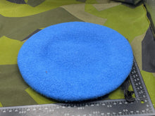 Load image into Gallery viewer, Original United Nations Blue Beret - Size 57 - The Militaria Shop