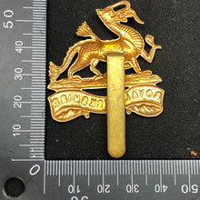 Load image into Gallery viewer, Genuine WW2 British Army Brass Cap Badge - Royal Berkshire Regiment - The Militaria Shop