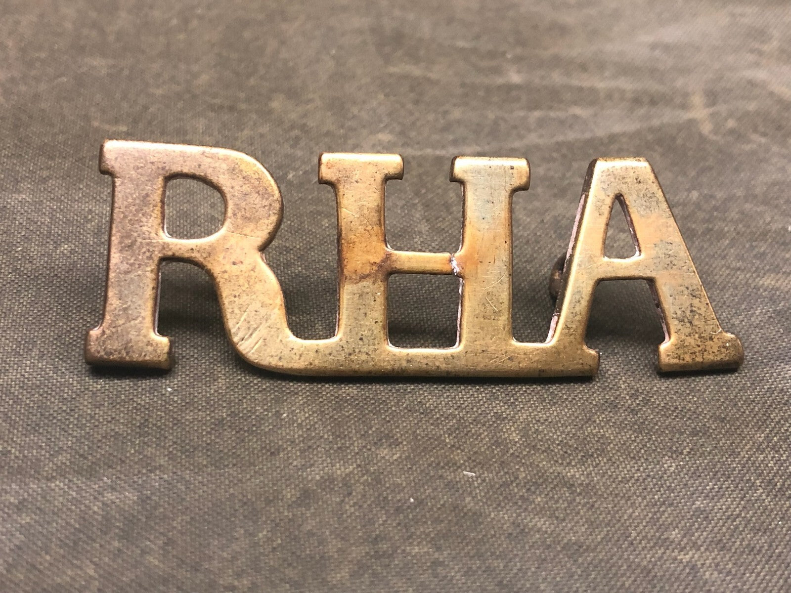 Rha Cap Royal Horse Artillery Cap Badge Ww1 Genuine British Army