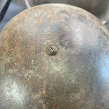 Charger l'image dans la galerie, Original WW2 British/Canadian Army Mk3 "Turtle" Combat Helmet - The Militaria Shop