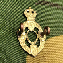 Charger l'image dans la galerie, Original British Army WW2 Collar Badge - REME Electrical Mechanical Engineers - The Militaria Shop