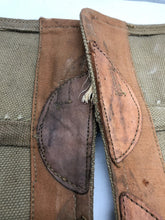 Load image into Gallery viewer, Original WW2 British Army 37 Pattern Despatch Riders High Sided Spats 1942 Dated - The Militaria Shop