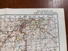 Charger l'image dans la galerie, Original WW2 British Army GSGS OS Map of Scotland - Hawick & Eskdale - The Militaria Shop